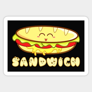 Cute Long Sandwich Magnet